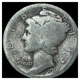 1916 Mercury Dime NICELY CIRCULATED
