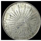 1903-Mo Mexico Silver Peso CLOSELY UNCIRCULATED