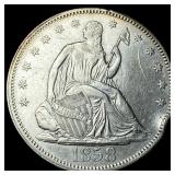 1858 Seated Liberty Half Dollar HIGH GRADE