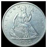 1858 Seated Liberty Half Dollar UNCIRCULATED