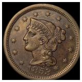 1853 Braided Hair Large Cent UNCIRCULATED