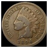 1894 Indian Head Cent NICELY CIRCULATED
