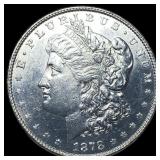 1878 8TF Silver Morgan Dollar CHOICE AU