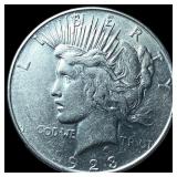1923-D Peace Silver Dollar CLOSELY  UNCIRCULATED