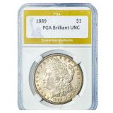 1889 Morgan Silver Dollar PGA Brilliant UNC