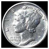 1919-D Silver Mercury Dime CHOICE BU