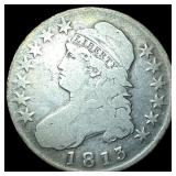 1813 Capped Bust Half Dollar LIGHTLY CIRCULATED