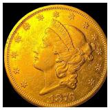 1876 Gold $20 Liberty Head Double Eagle  CLOSELY