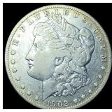 1902-S Silver Morgan Dollar LIGHTLY CIRCULATED