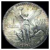 1985 Mexico 1 Onza Silver Libertad GEM BU