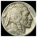 1924-S Buffalo Nickel LIGHTLY CIRCULATED