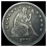 1876 Seated Liberty Quarter LIGHTLY CIRCULATED