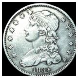 1834 Capped Bust Quarter NEARLY UNCIRCULATED
