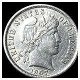 1907 Silver Barber Dime CLOSELY UNCIRCULATED