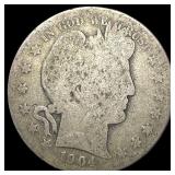1904-S Silver Barber Half Dollar NICELY  CIRCULAT