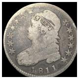 1811 Capped Bust Half Dollar NICELY  CIRCULATED