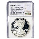2020-W Silver Eagle NGC PF69 Ultra Cameo