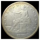 1877-S Silver Trade Dollar LIGHTLY CIRCULATED