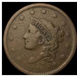 1838 Coronet Head Large Cent LIGHTLY CIRCULATED