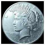 1926 Silver Peace Dollar CLOSELY UNCIRCULATED