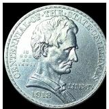 1918 Silver Illinois Half Dollar CLOSELY  UNCIRCU