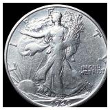 1920-S Silver Walking Liberty Half Dollar  NEARLY