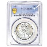 1942 Walking Liberty Half Dollar PCGS MS66