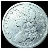 1838 Capped Bust Quarter LIGHTLY CIRCULATED