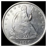 1840-O Silver Seated Liberty Half Dollar  CLOSELY