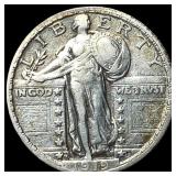 1919-D Silver Standing Liberty Quarter NEARLY  UN