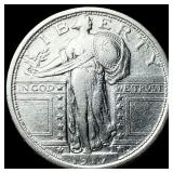 1917 Type 1 Standing Liberty Quarter ABOUT  UNCIR