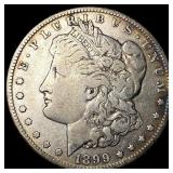 1899-O Micro O Morgan Silver Dollar ABOUT  UNCIRC