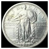 1917 Type 1 Standing Liberty Quarter CLOSELY  UNC