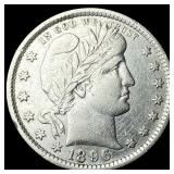 1896-O Barber Quarter NEARLY UNCIRCULATED
