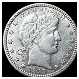 1915 Barber Silver Quarter HIGH GRADE