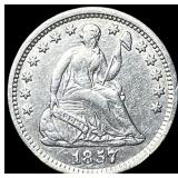 1857-O Silver Seated Liberty Half Dime NEARLY  UN