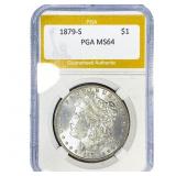 1879-S Morgan Silver Dollar PGA MS64