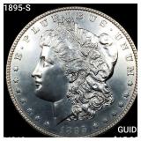 1895-S Morgan Silver Dollar UNCIRCULATED