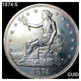 1874-S Silver Trade Dollar UNCIRCULATED