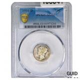 1916-D Mercury Silver Dime PCGS AG3