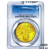 1904 $20 Gold Double Eagle PCGS MS63