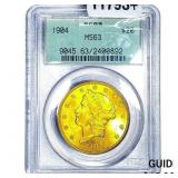 1904 $20 Gold Double Eagle PCGS MS63