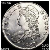 1827/6 Capped Bust Half Dollar CHOICE BU