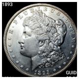 1893 Morgan Silver Dollar UNCIRCULATED