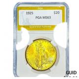 1925 $20 Gold Double Eagle PGA MS63