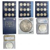 [27 Coins] 1921-1935 Peace $1 Album