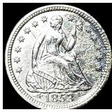 1853-O Silver Half Dime UNCIRCULATED