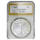 1998 Silver Eagle PGA MS70