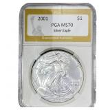 2001 Silver Eagle PGA MS70