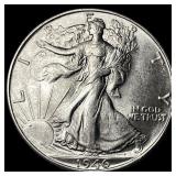 1946-S Silver Walking Liberty Half Dollar  UNCIRC